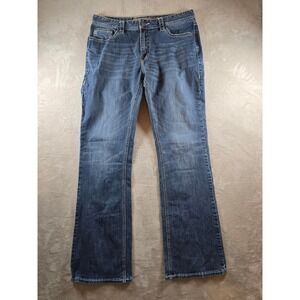 Rock & Roll Cowboy Double Barrel Bootcut Jeans Men 36x34 Western Whiskered *Read